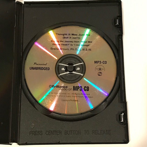 Brene Brown I Thought It Was Just Me (but it isn't) MP3 CD - Picture 3 of 4